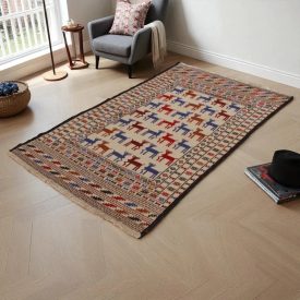 Tribal Kilim rug Adarskan 117x196 Nomadic Wall Carpet