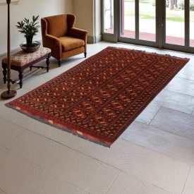 Afghan carpet Bukhara 117x181 handmade oriental carpet