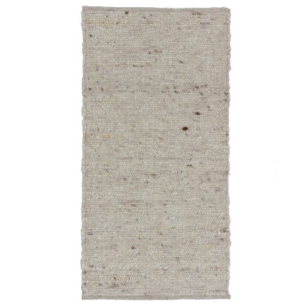 Thick woven rug Rustic 60x120 wool modern rug