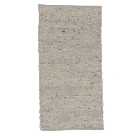 Thick wool rug Rustic 60x120 woven modern rug