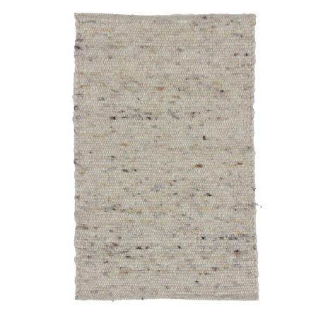 Thick woven rug Rustic 60x95 wool modern rug