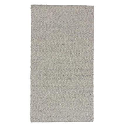 Thick woven rug Rustic 80x150 wool modern rug