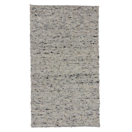 Thick wool rug Rustic 92x161 woven modern rug