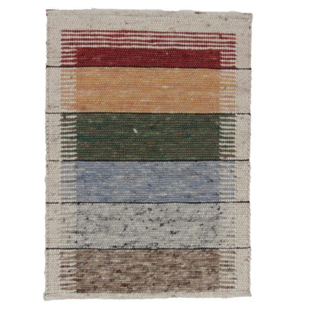 Thick wool rug Rustic 70x99 woven modern rug