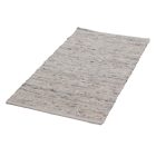 Thick wool rug Rustic 72x131 woven modern rug