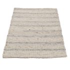 Thick woven rug Rustic 71x133 wool modern rug