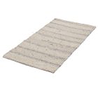 Thick woven rug Rustic 71x133 wool modern rug