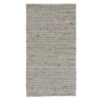Thick woven rug Rustic 72x131 wool modern rug