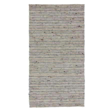 Thick woven rug Rustic 72x131 wool modern rug