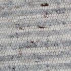 Thick woven rug Rustic 72x131 wool modern rug