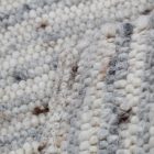 Thick woven rug Rustic 72x131 wool modern rug