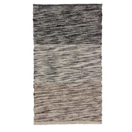 Thick woven rug Rustic 71x123 wool modern rug