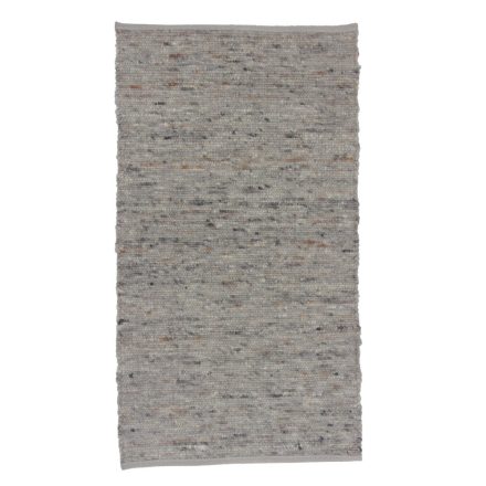 Thick wool rug Rustic 71x131 woven modern rug