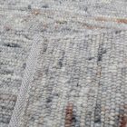 Thick wool rug Rustic 71x131 woven modern rug