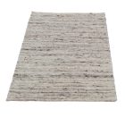 Thick wool rug Rustic 70x133 woven modern rug