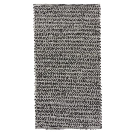 Thick woven rug Rustic 72x132 wool modern rug
