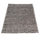 Thick woven rug Rustic 72x132 wool modern rug