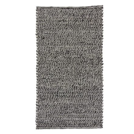 Thick woven rug Rustic 72x130 wool modern rug