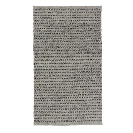 Thick woven rug Rustic 71x124 wool modern rug