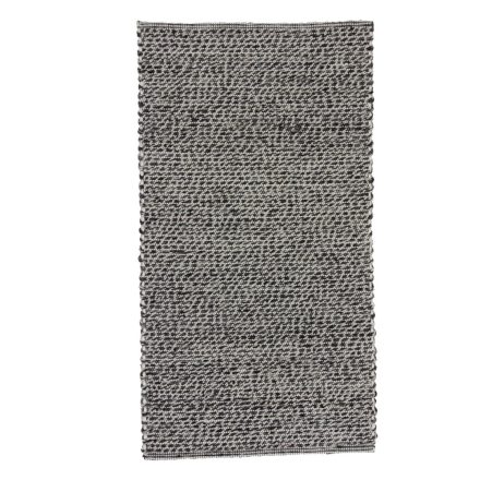 Thick woven rug Rustic 72x131 wool modern rug