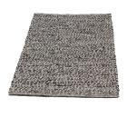 Thick woven rug Rustic 72x128 wool modern rug