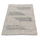 Thick woven rug Rustic 70x134 wool modern rug