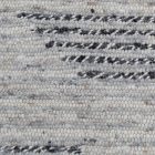 Thick woven rug Rustic 70x134 wool modern rug