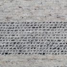 Thick wool rug Rustic 70x138 woven wool rug for living room