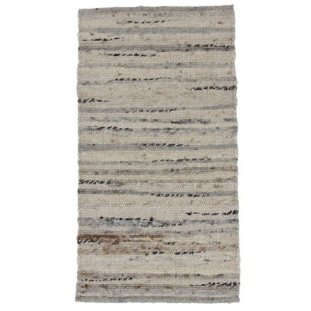 Thick wool rug Rustic 60x112 woven wool rug for living room