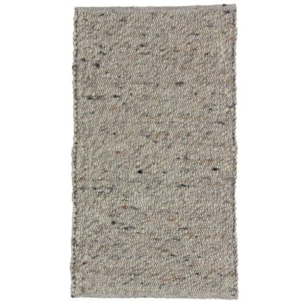 Thick wool rug Rustic 60x107 woven wool rug for living room