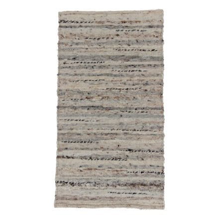 Thick wool rug Rustic 70x130 woven wool rug for living room