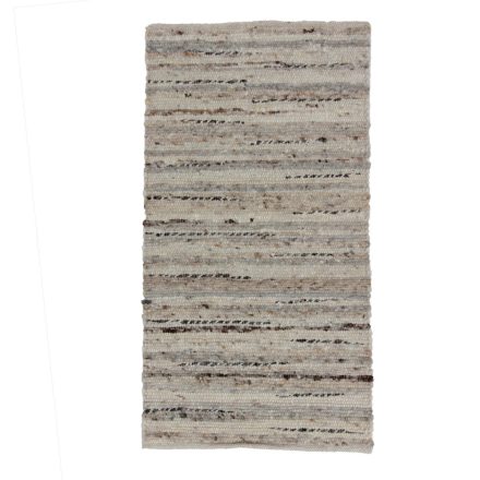 Thick wool rug Rustic 69x130 woven wool rug for living room