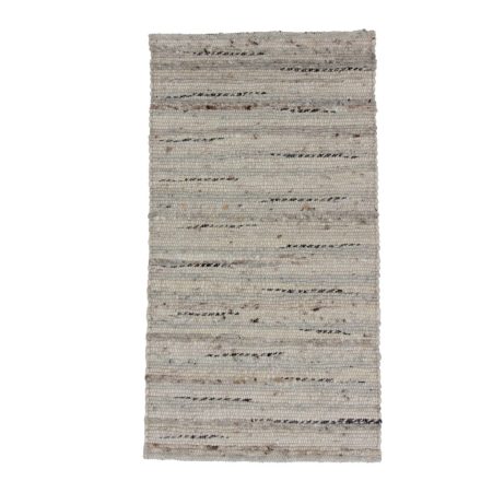 Thick wool rug Rustic 69x127 woven wool rug for living room