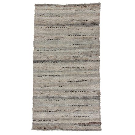 Thick wool rug Rustic 70x132 woven wool rug for living room