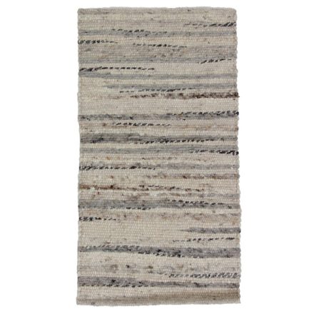 Thick wool rug Rustic 60x114 woven wool rug for living room