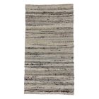 Thick wool rug Rustic 70x129 woven wool rug for living room