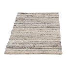 Thick wool rug Rustic 70x129 woven wool rug for living room