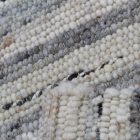 Thick wool rug Rustic 70x129 woven wool rug for living room