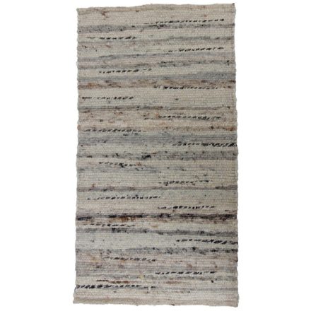Thick wool rug Rustic 70x130 woven wool rug for living room