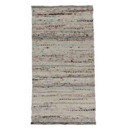 Thick wool rug Rustic 70x132 woven wool rug for living room