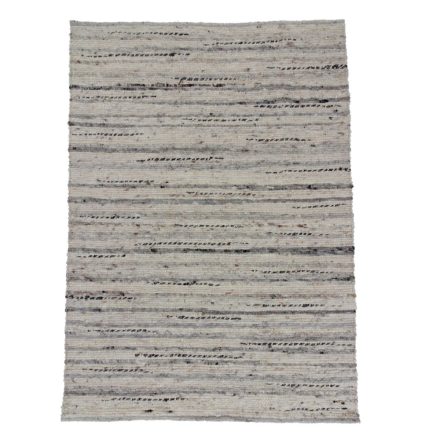 Thick wool rug Rustic 129x185 woven wool rug for living room