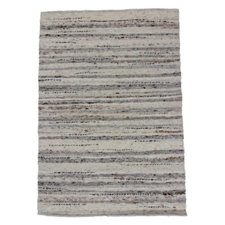 Thick wool rug Rustic 130x189 woven wool rug for living room