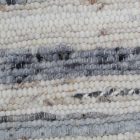 Thick wool rug Rustic 131x189 woven wool rug for living room