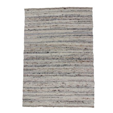 Thick wool rug Rustic 130x185 woven wool rug for living room