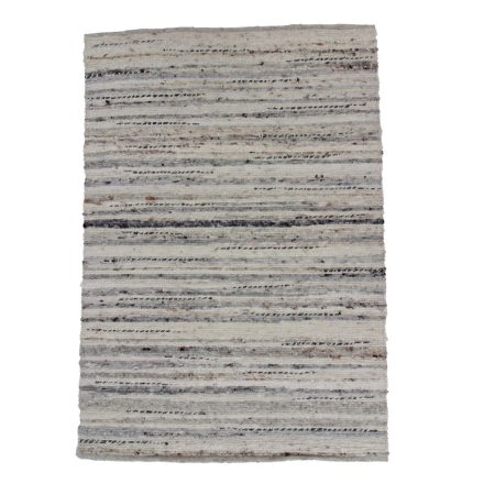 Thick wool rug Rustic 130x186 woven wool rug for living room