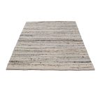 Thick wool rug Rustic 130x186 woven wool rug for living room