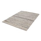 Thick wool rug Rustic 130x186 woven wool rug for living room