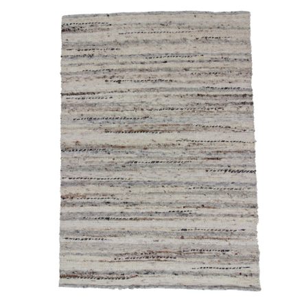 Thick wool rug Rustic 130x187 woven wool rug for living room