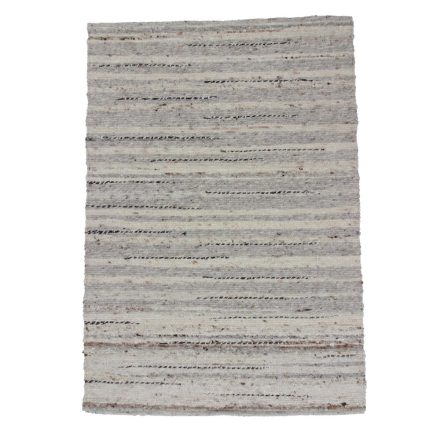 Thick wool rug Rustic 129x192 woven wool rug for living room