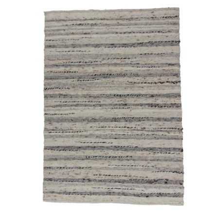 Thick wool rug Rustic 130x184 woven wool rug for living room